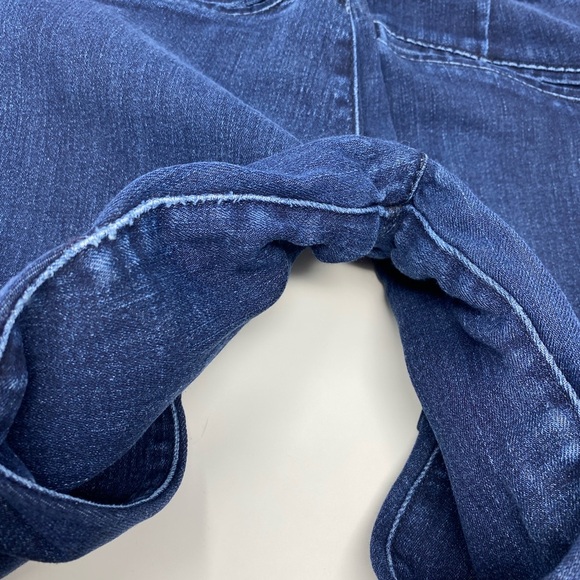 Women’s Express Blue Mid-rise Slim Flare Jeans Size 4R - Picture 8 of 8